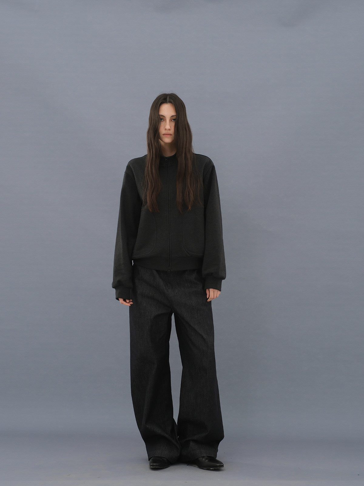 Straight cow trousers