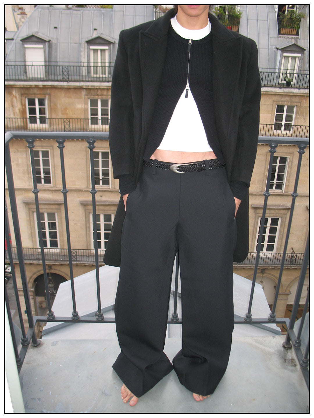 Fax Copy Express* Shaped Buckle Belt With Irregular Buckle