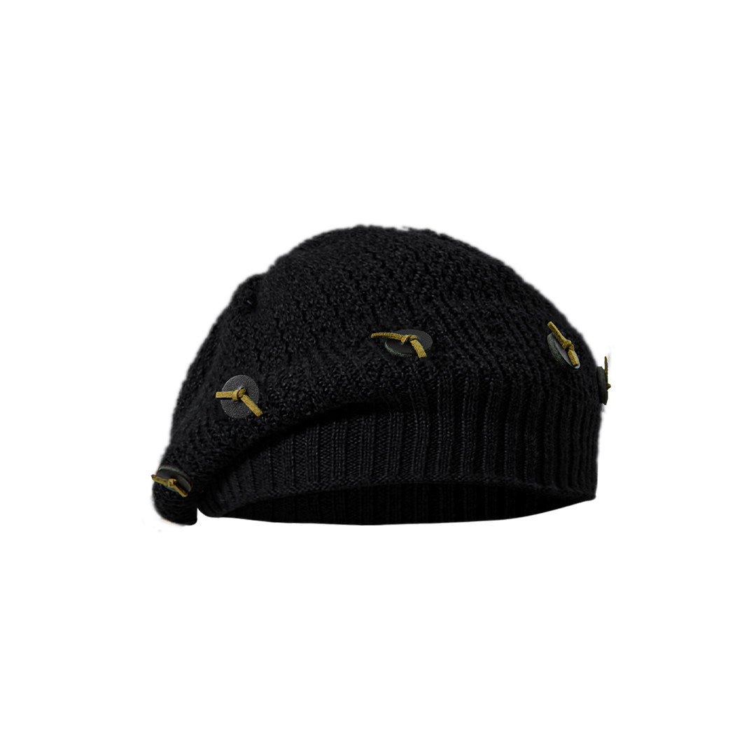 Button knit Cap
