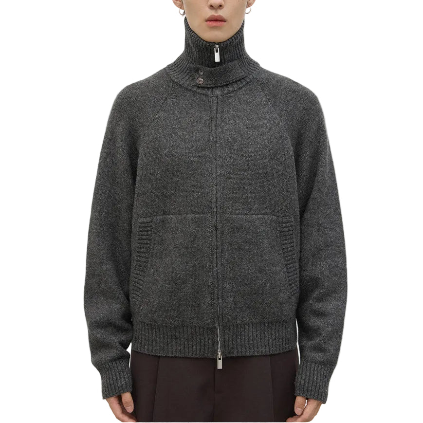 Merino Wool Multi-form Knit Jacket