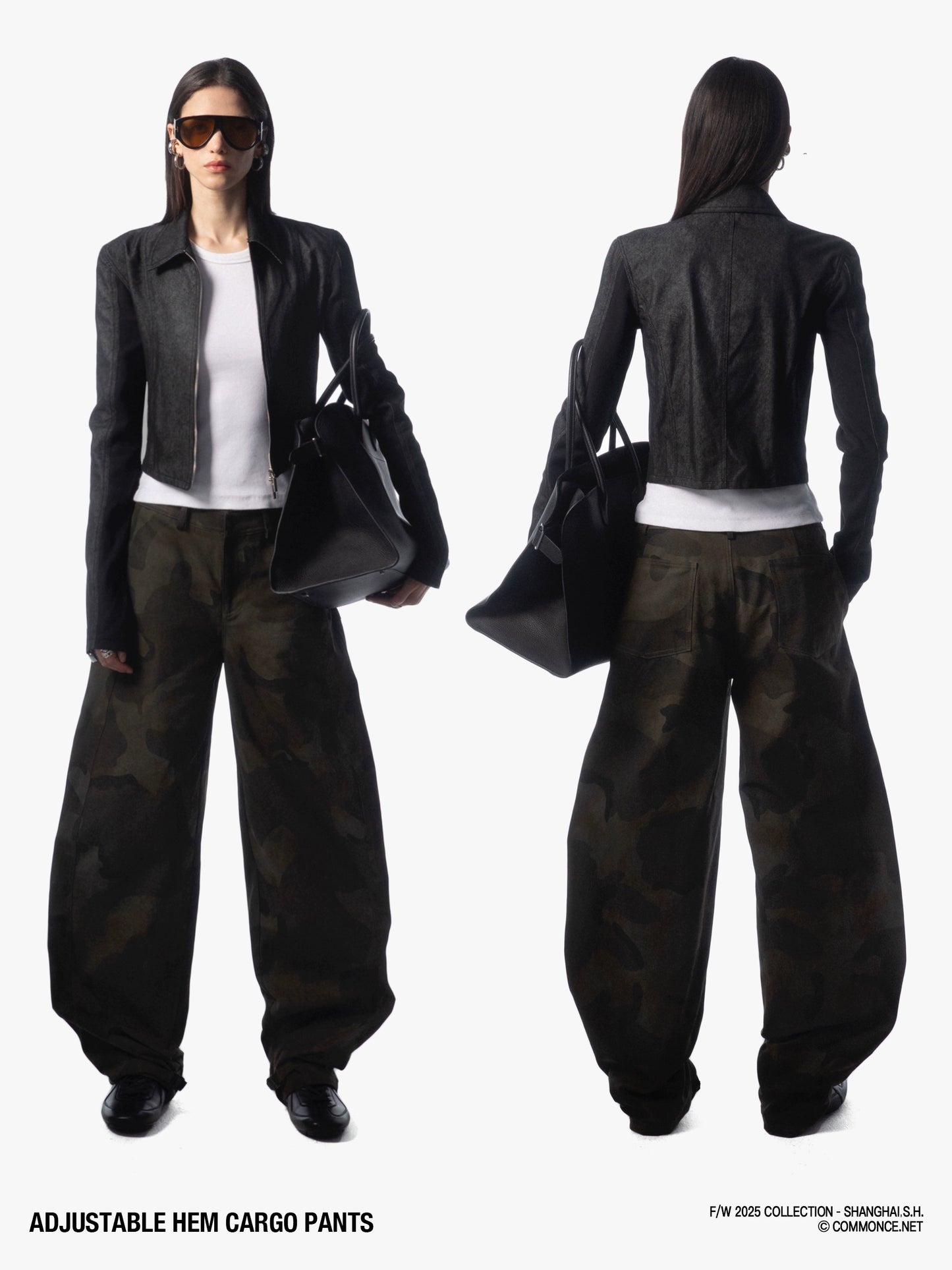 Camouflage Printed Scimitar Pants