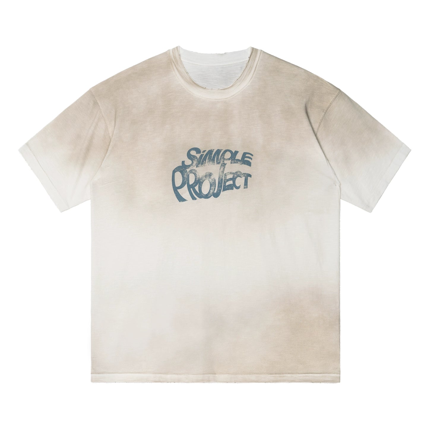 Spray Dye Distressed Short Sleeve T-Shirt