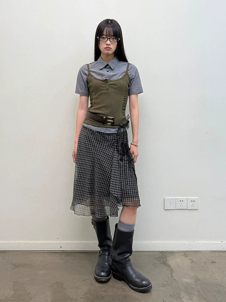 Camisole Pleated Vest