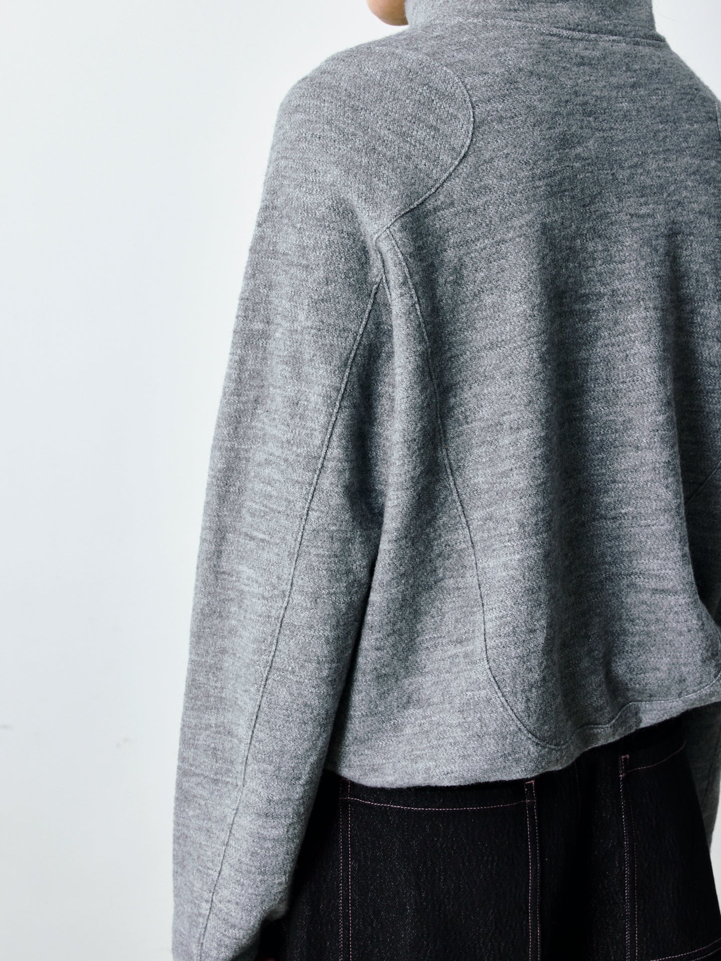 Merino Wool  High Neck Sweater