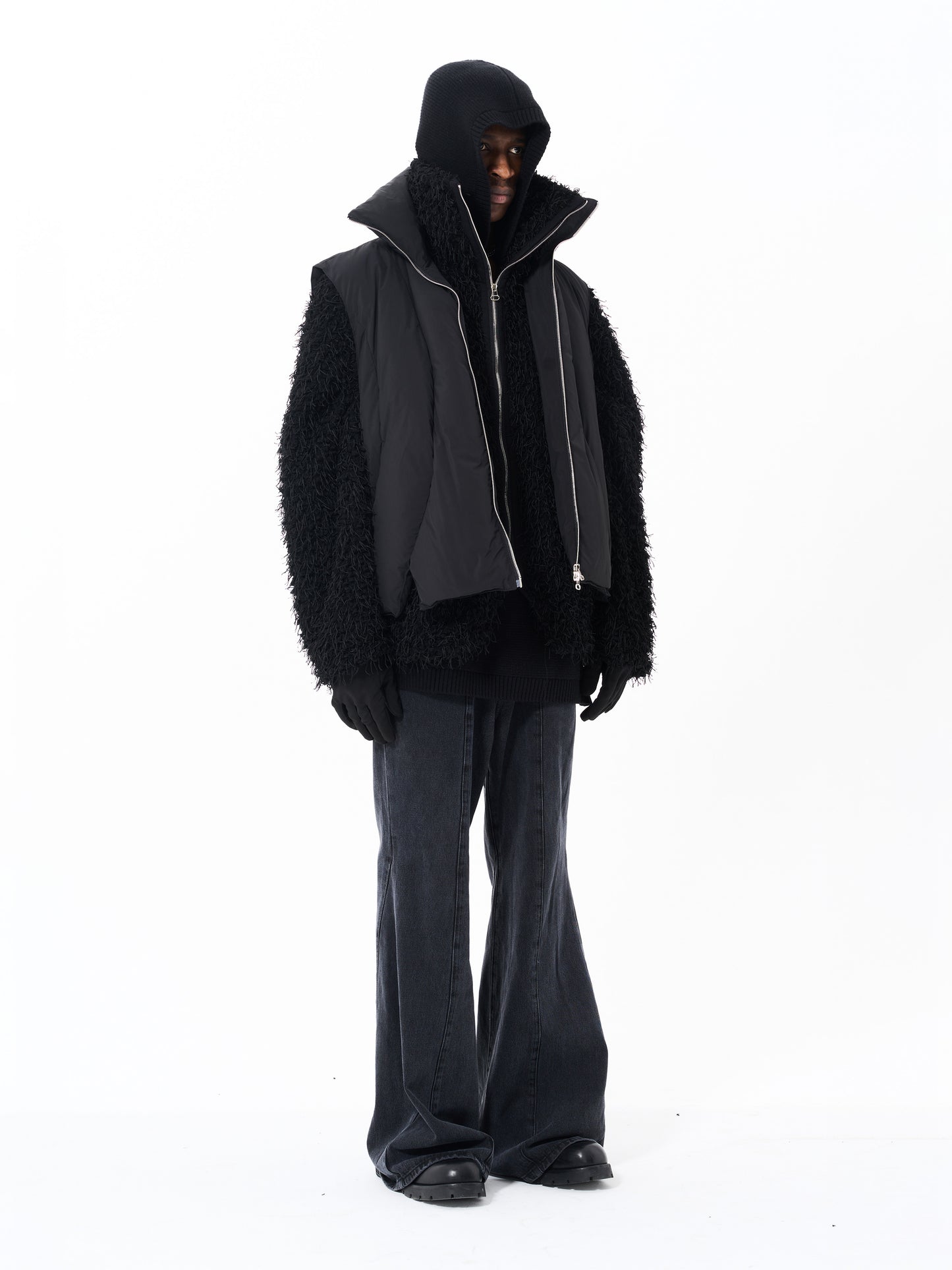 Special "rag" thick jacket