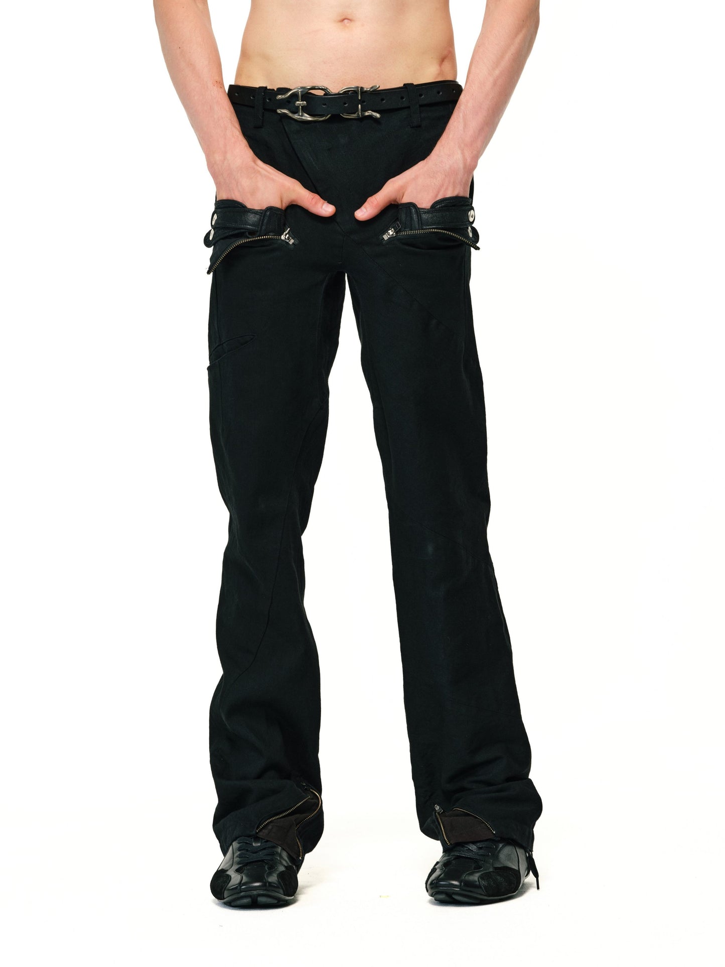 T-Pocket Spiral Slim Fit pants