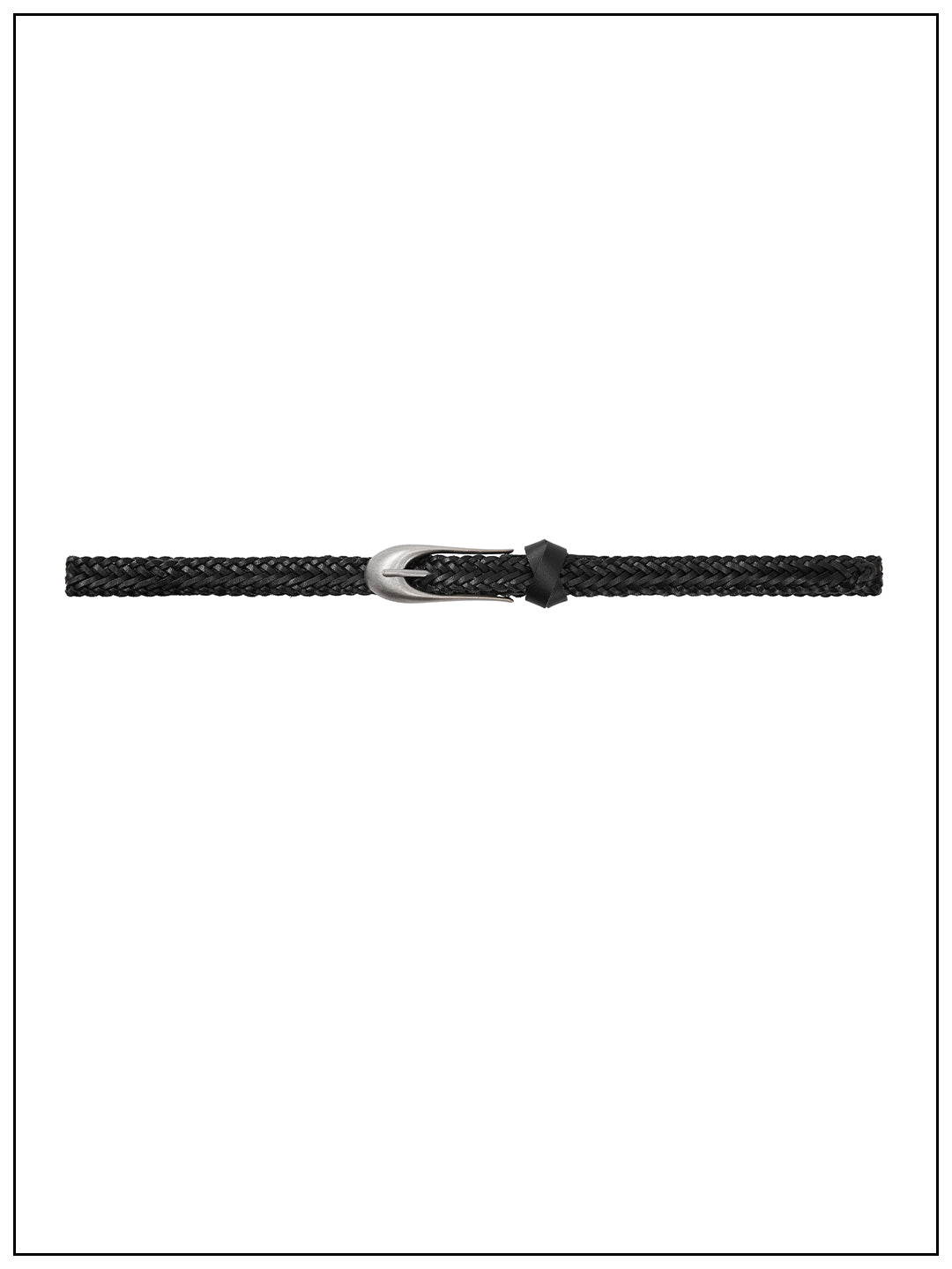 Fax Copy Express* Shaped Buckle Belt With Irregular Buckle