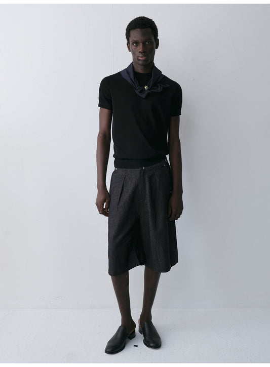 Double Pleated Shorts