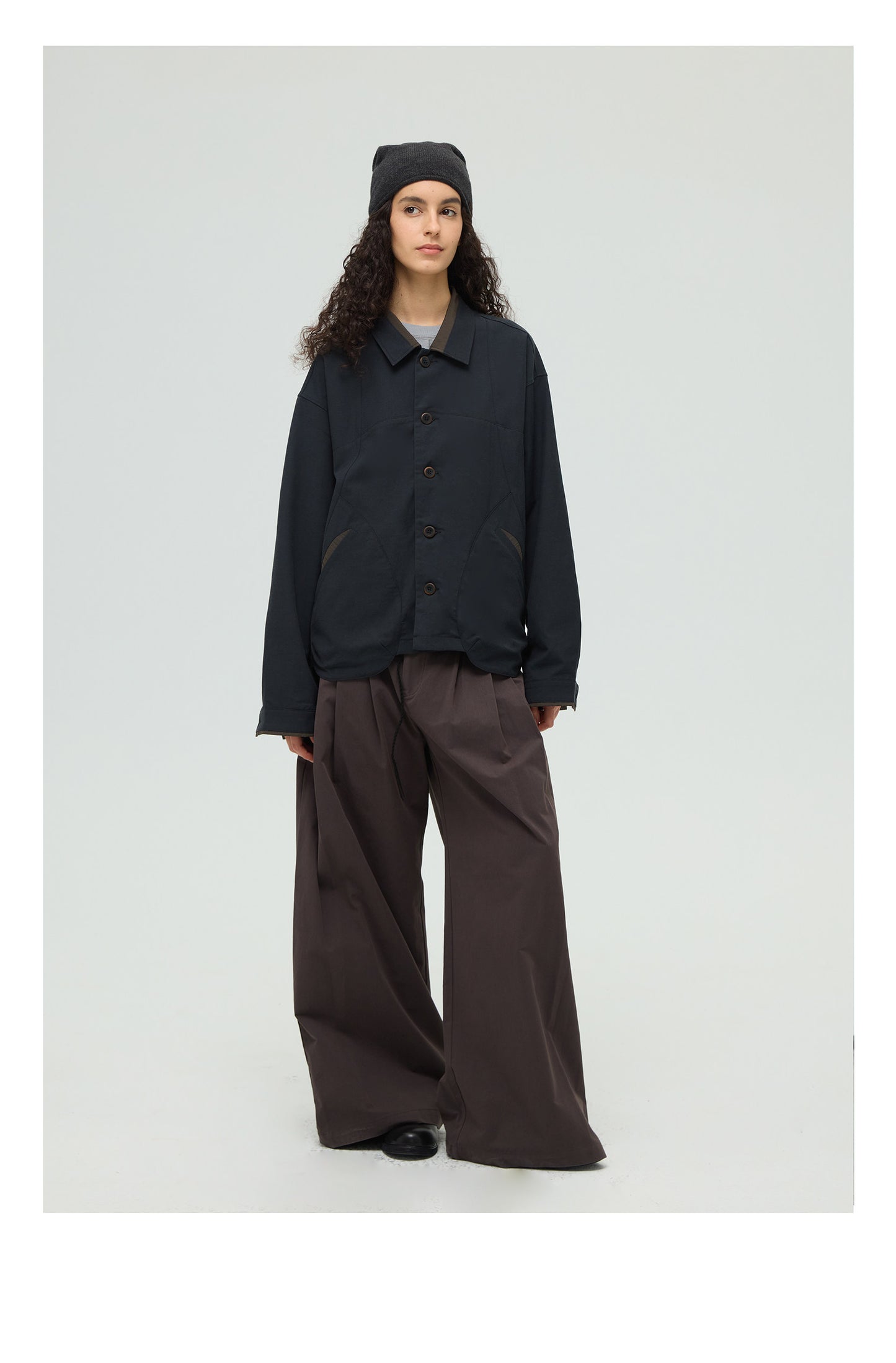 Patch Pocket Cropped Jacket