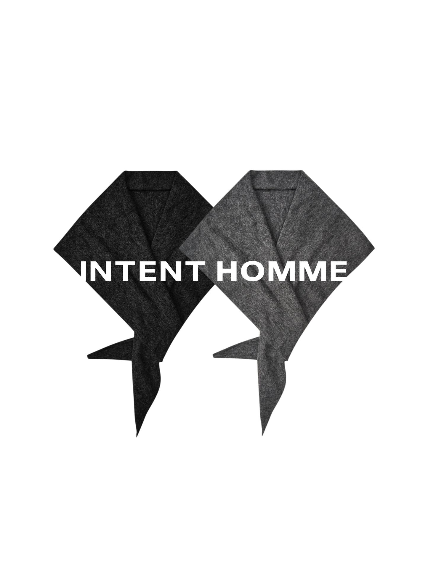 Wool-blend Triangle Scarf