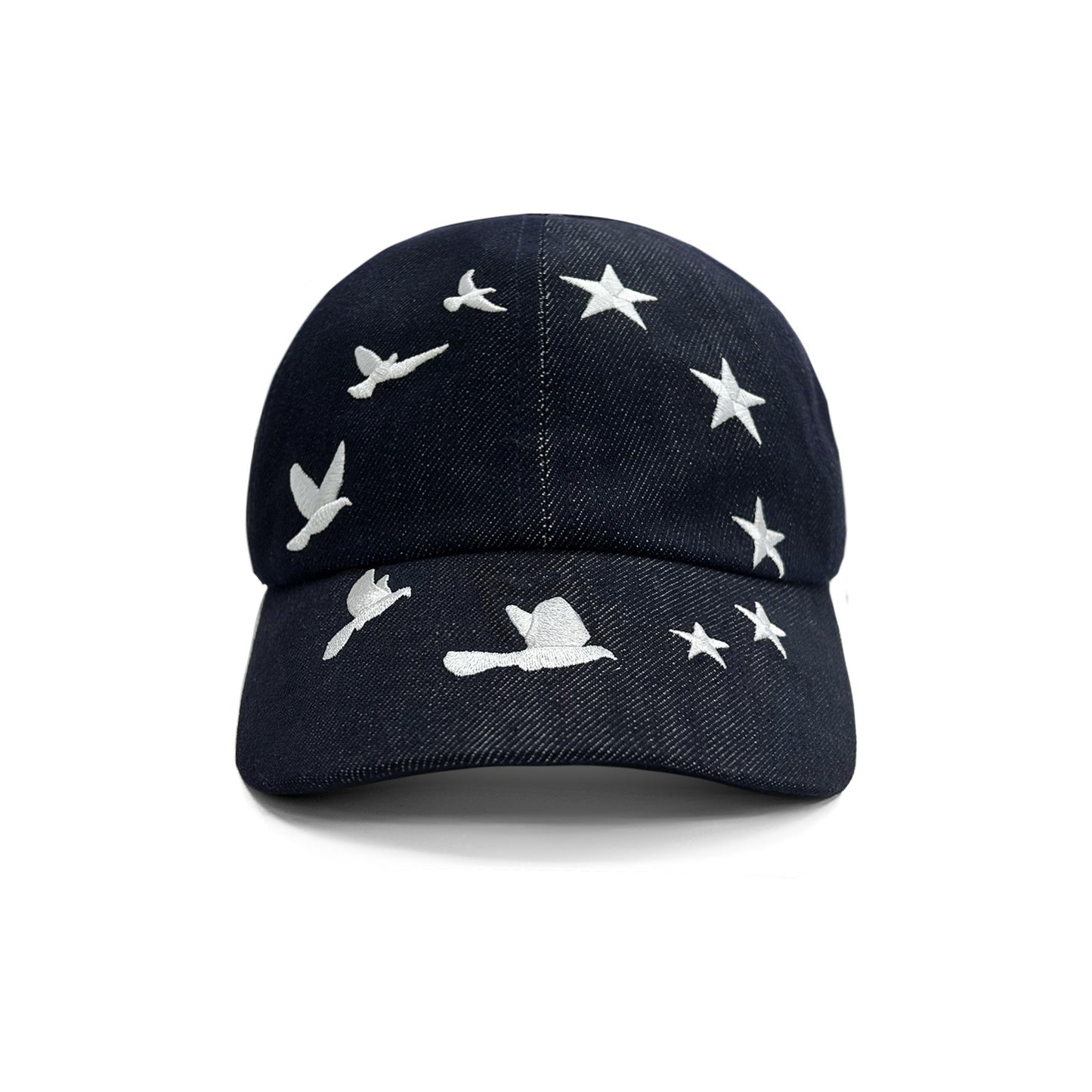 Embroidered five-star cap