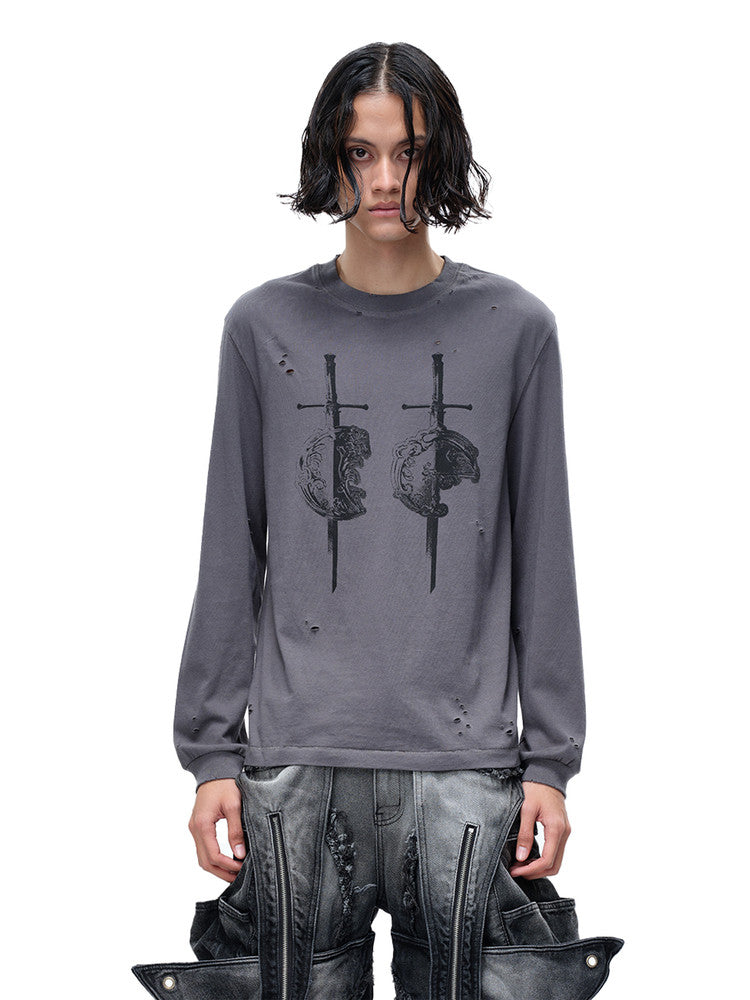 Dawn Moonlight Sword Shield Long Sleeves