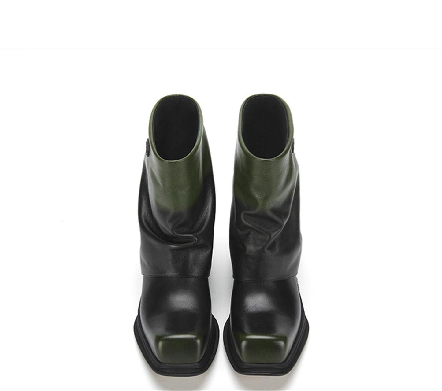 Hand-polished cowhide boots
