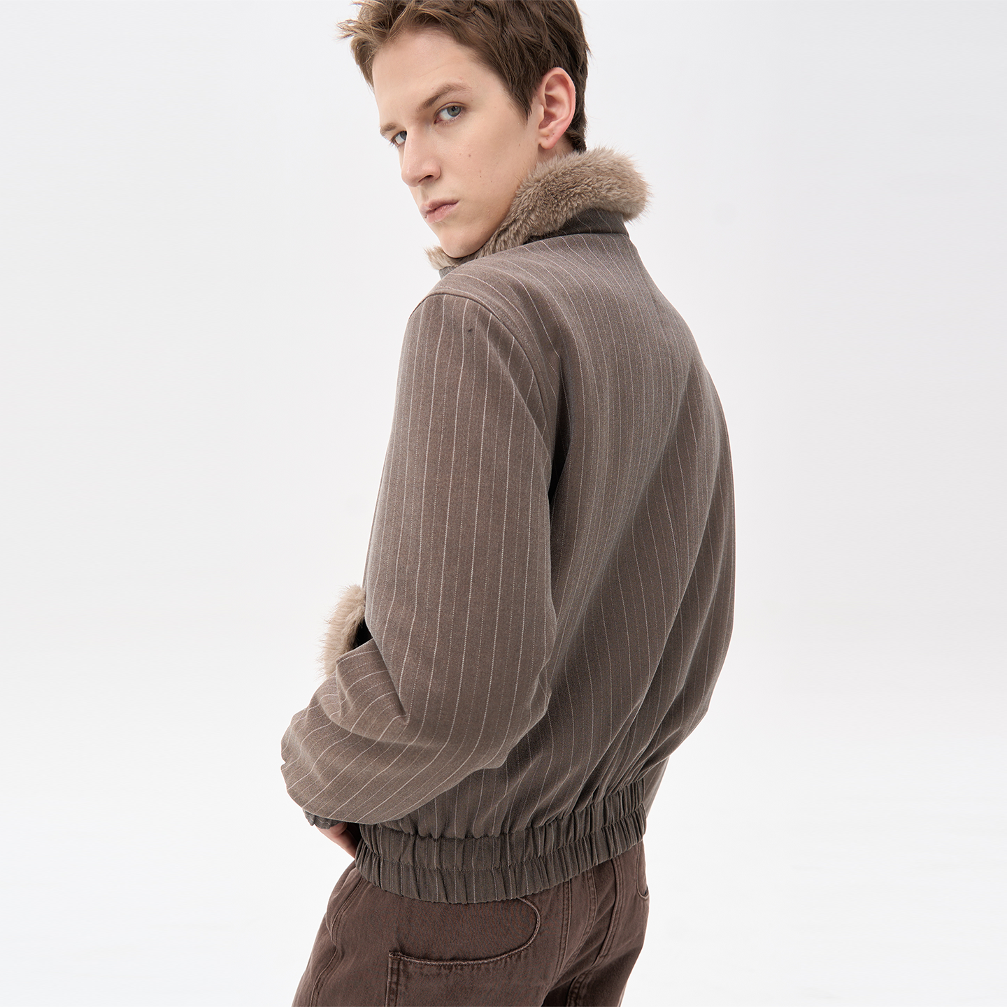 Striped Padded Jackets