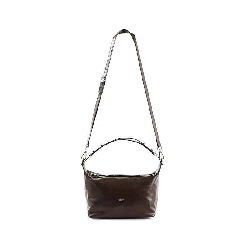 Wax Leather Hand Bag
