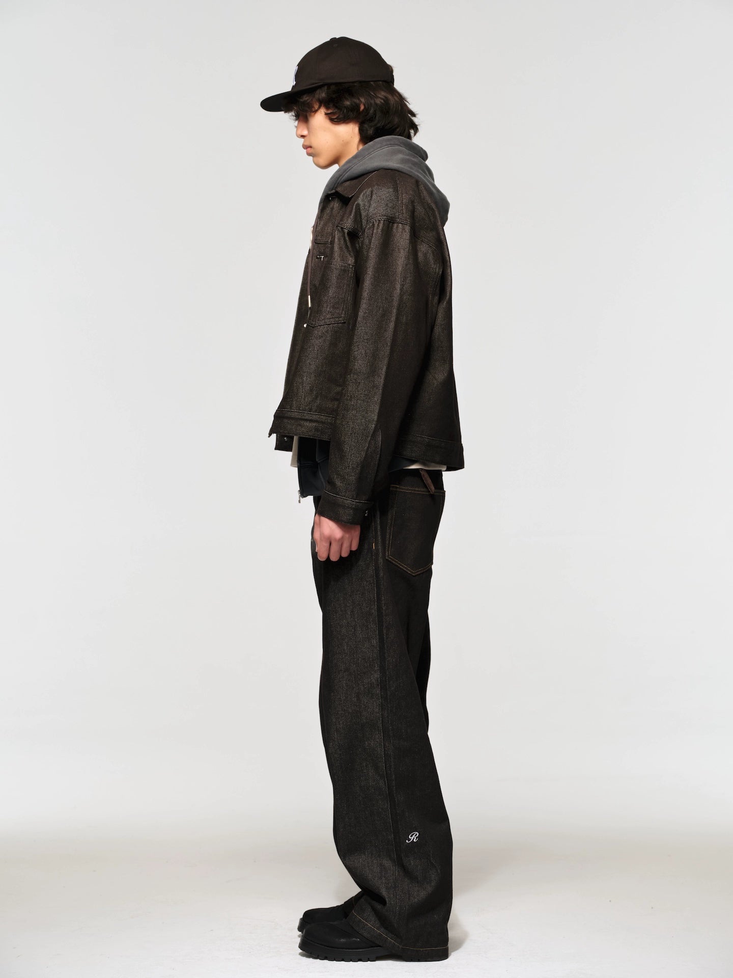 Original Cow Short Wide Denim Jacket