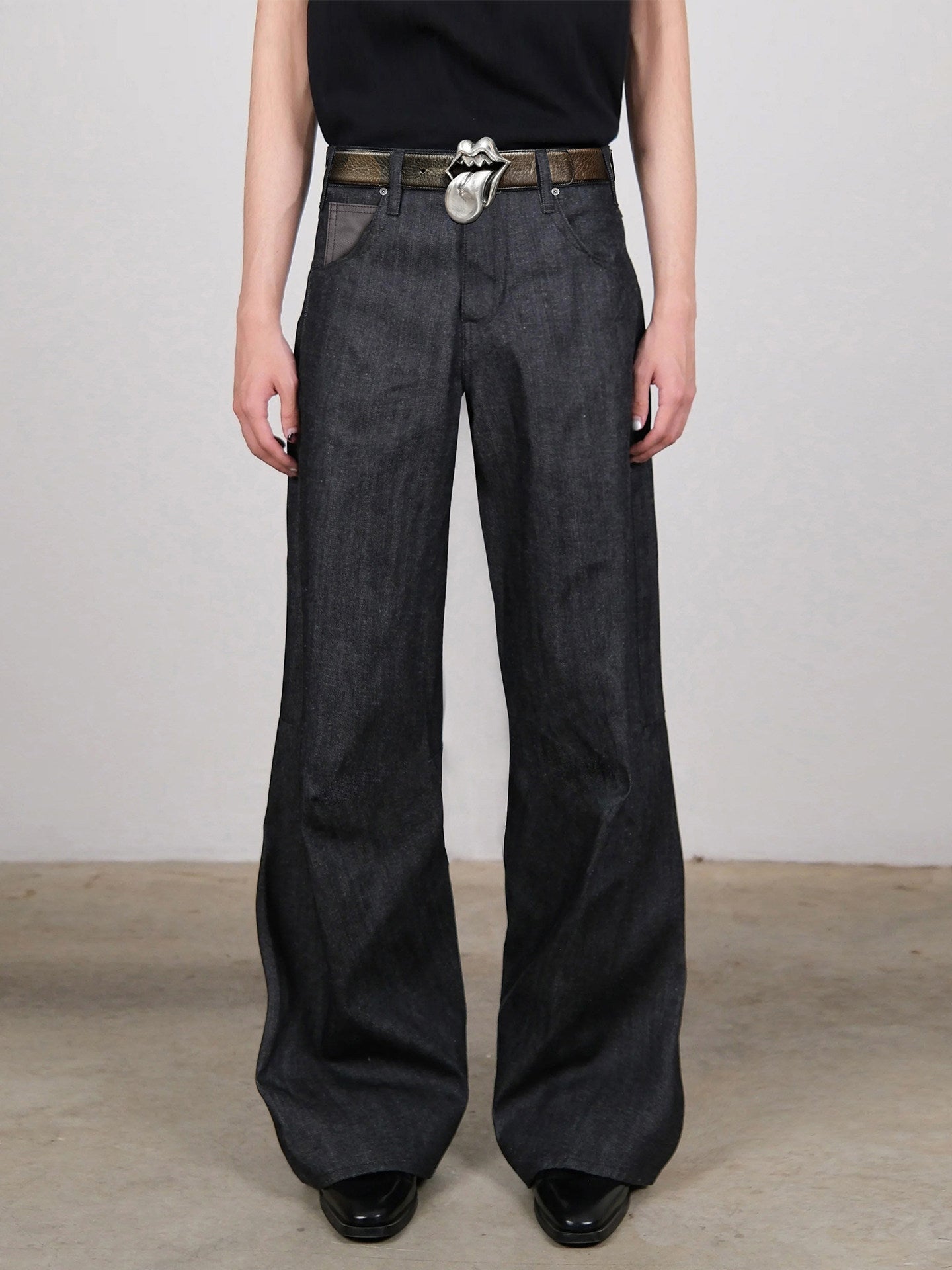 Embroidered Flare Pants