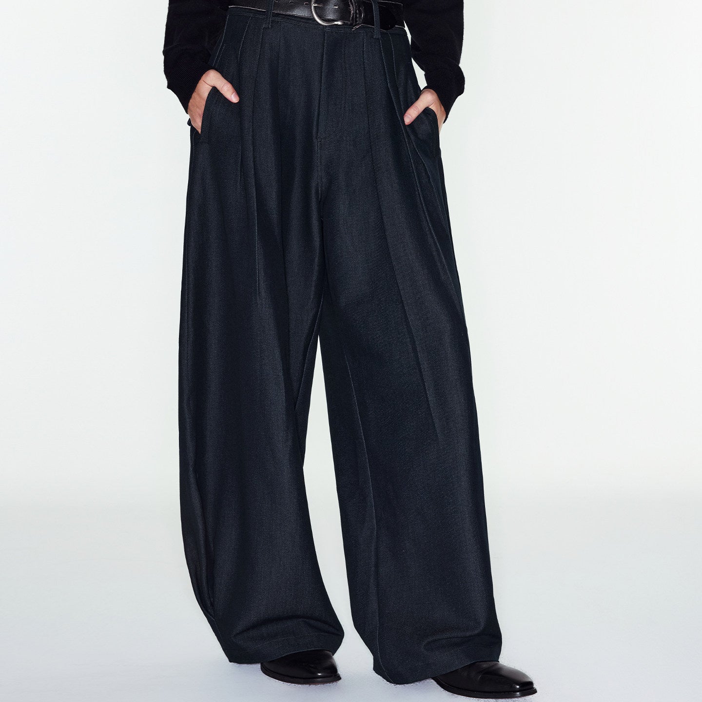Loose banana denim pants