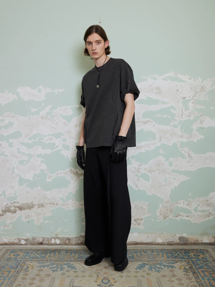 3D Structure Short Sleeve T-shirt