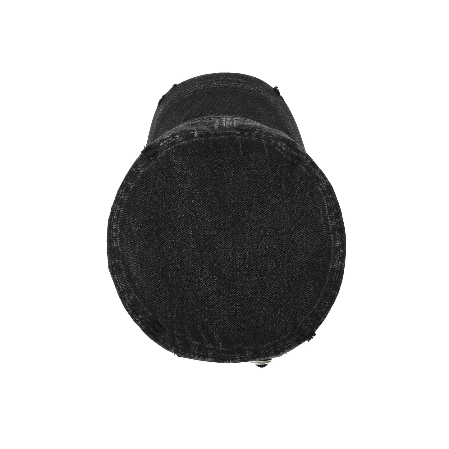 RIVAROS  Distressed Double Herringbone Curved Hat