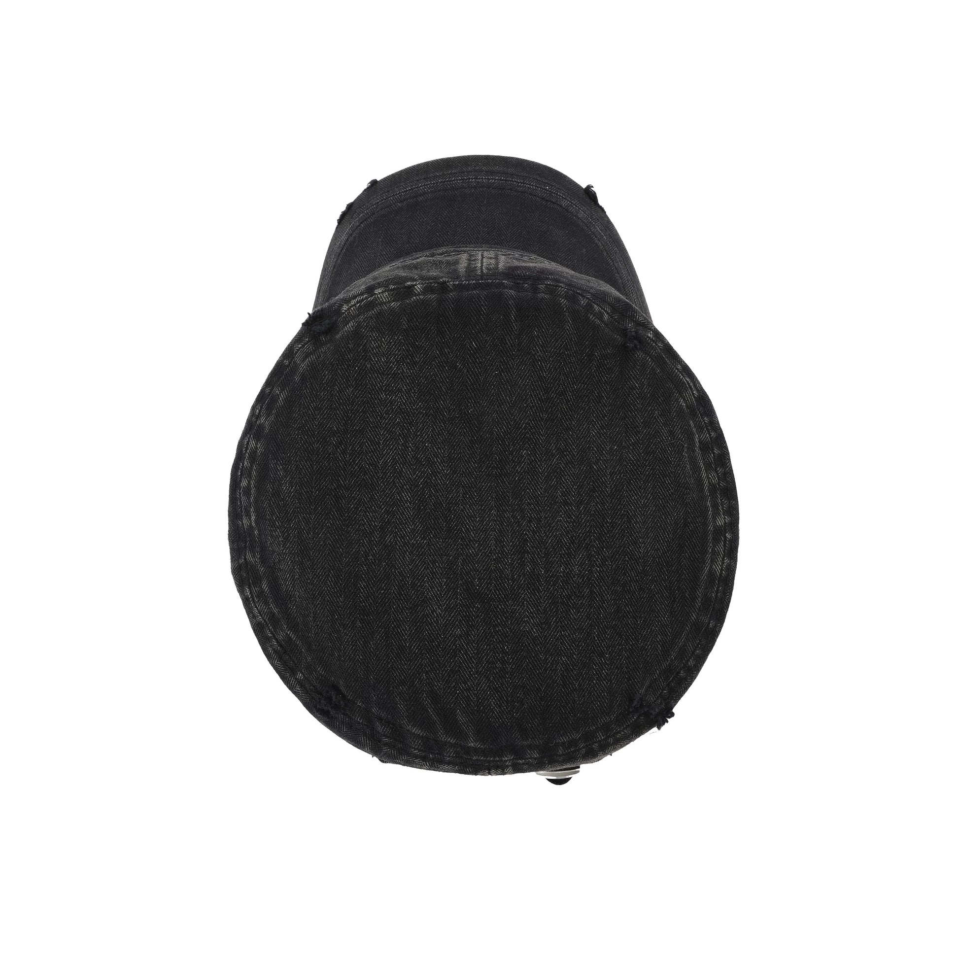 RIVAROS  Distressed Double Herringbone Curved Hat