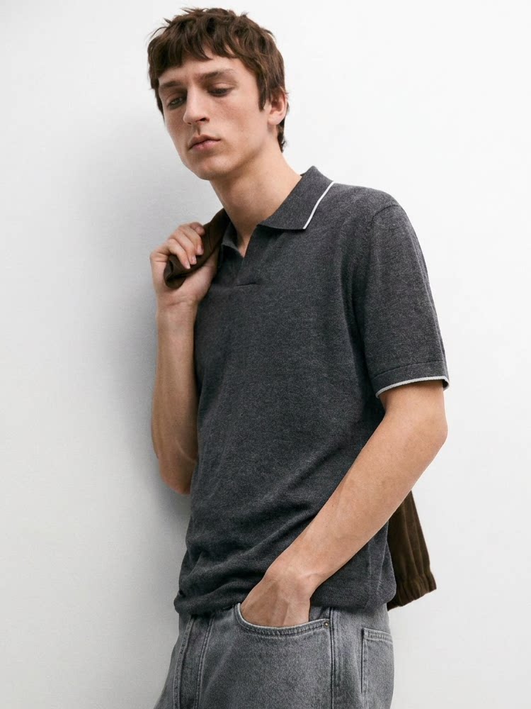 Linen Polo Shirt