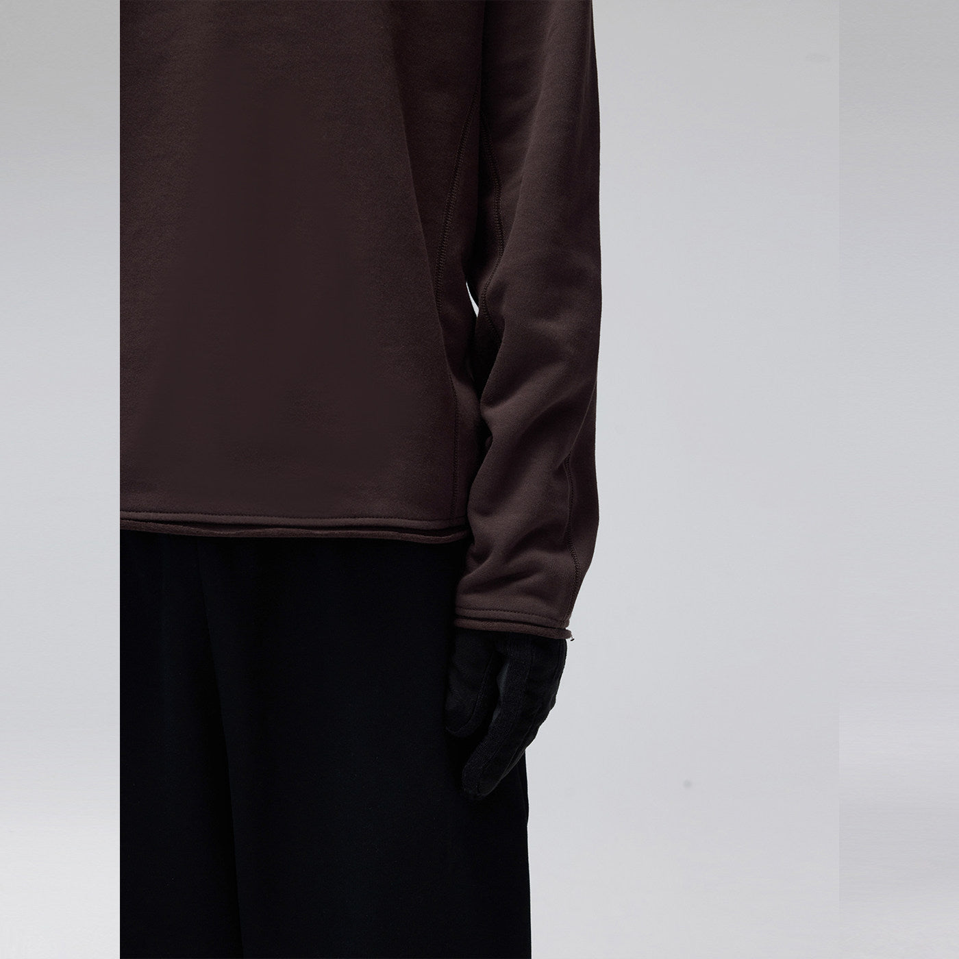 Heavy fleece warm long-sleeved T-shirt