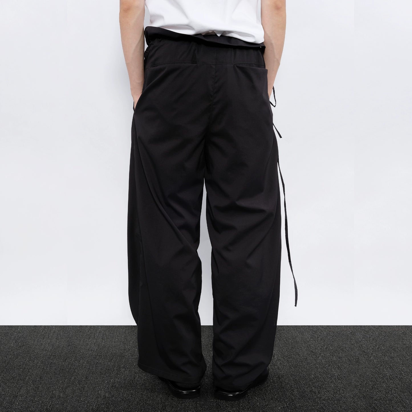 Layered Drawstring Trousers