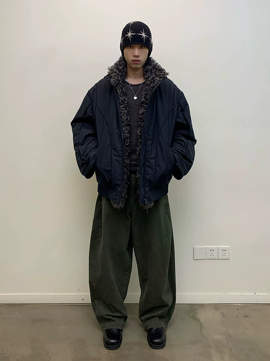 Washed Baggy Jeans