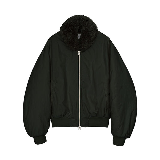 Fur Collar Nylon Jacket