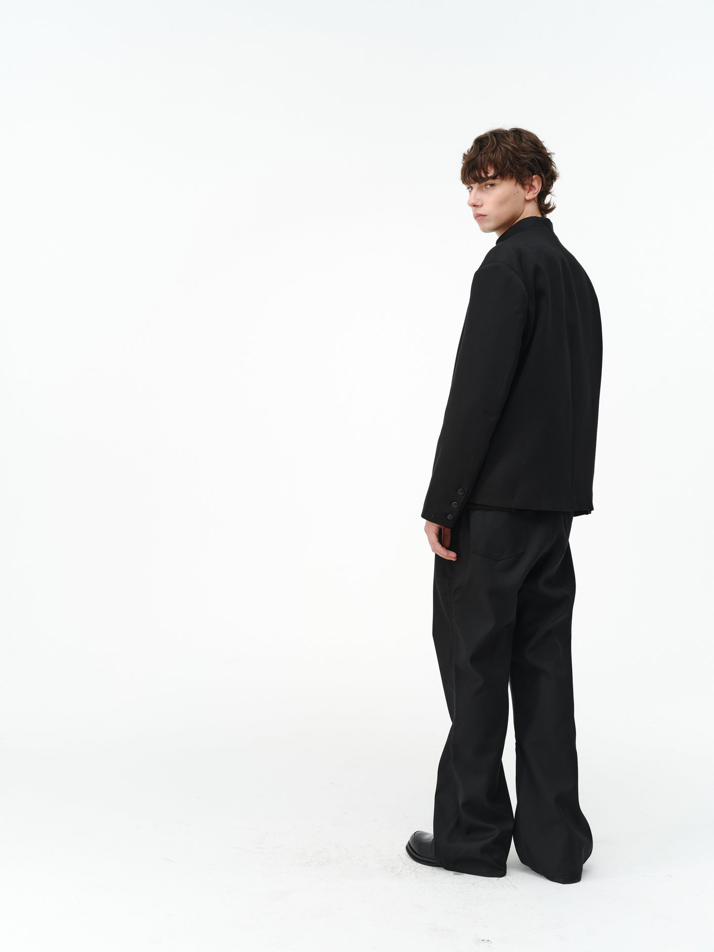 stand-up collar special cut Zhongshan jacket