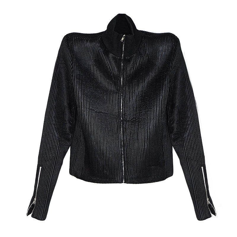 Pit strip hump shoulder jacket