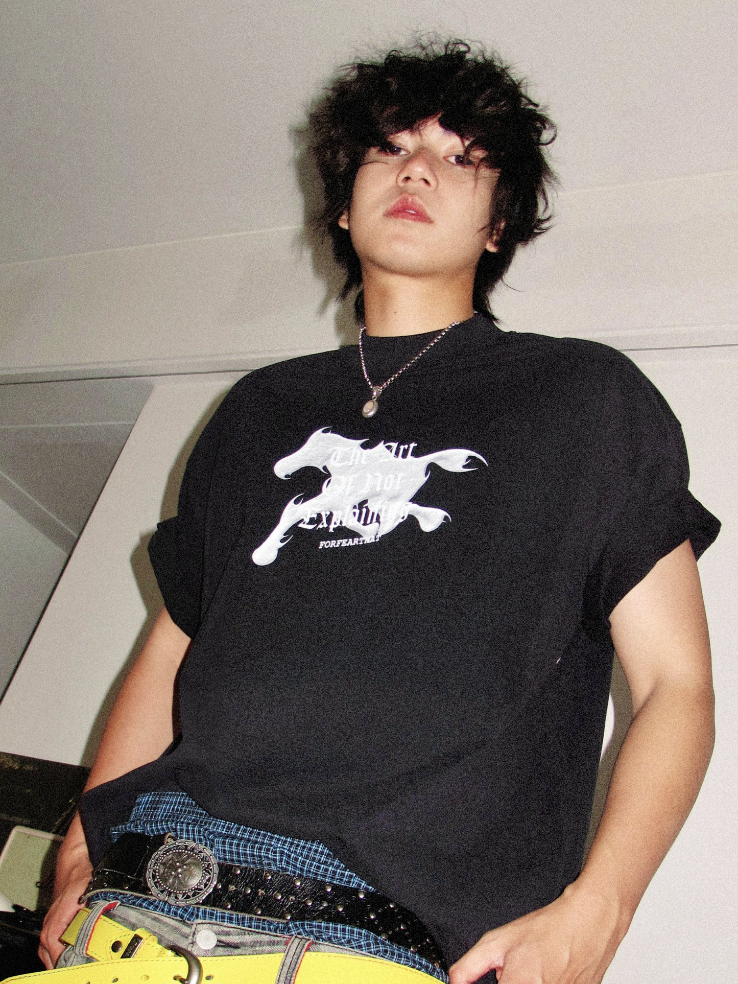 Loose heavy short sleeve tee
