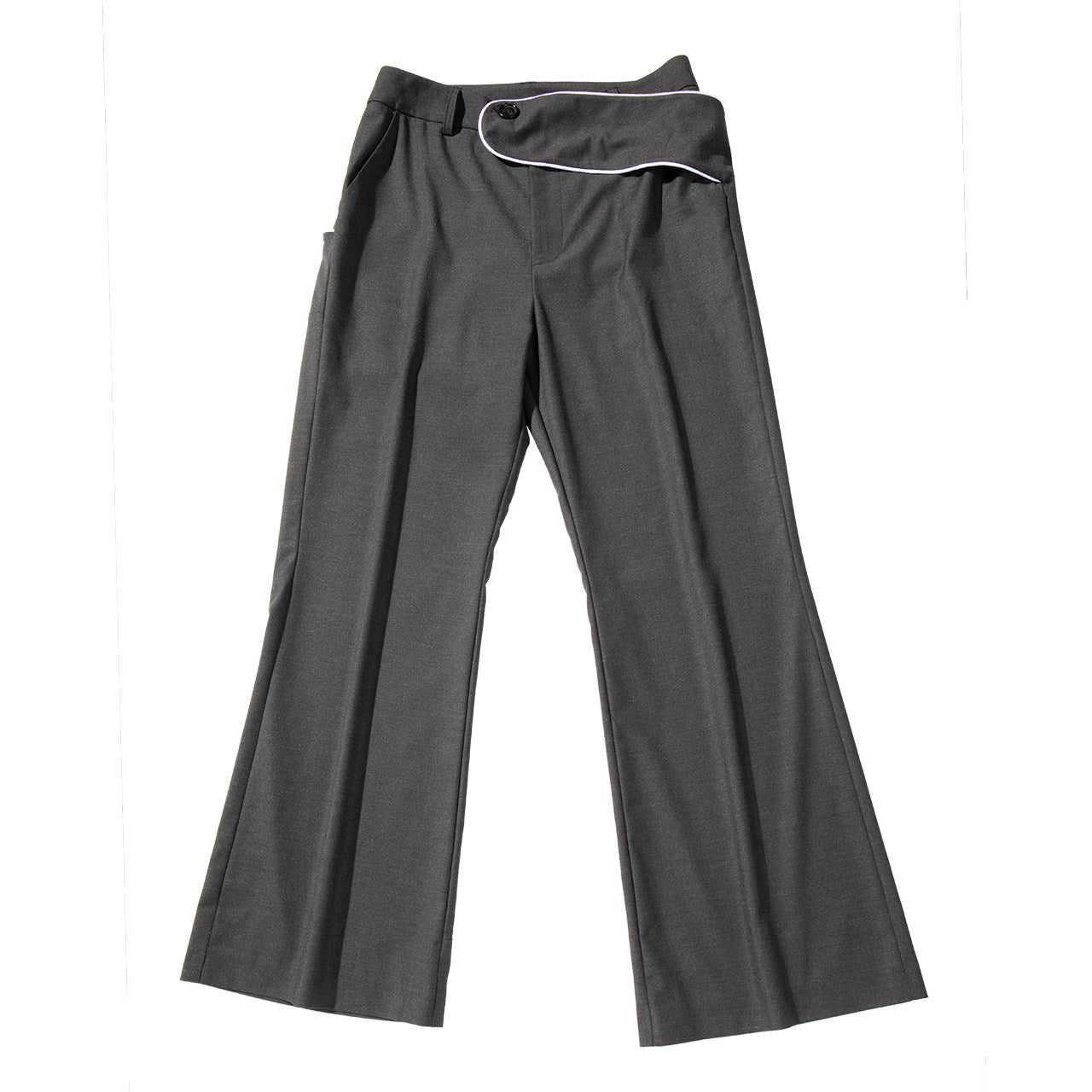 Locus Strap Panel Bootcut Trousers