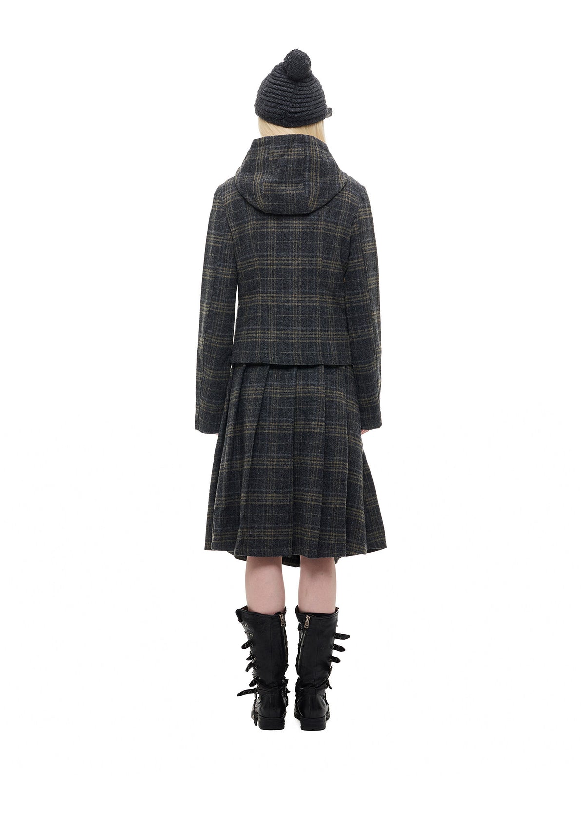 Wool Plaid skirt