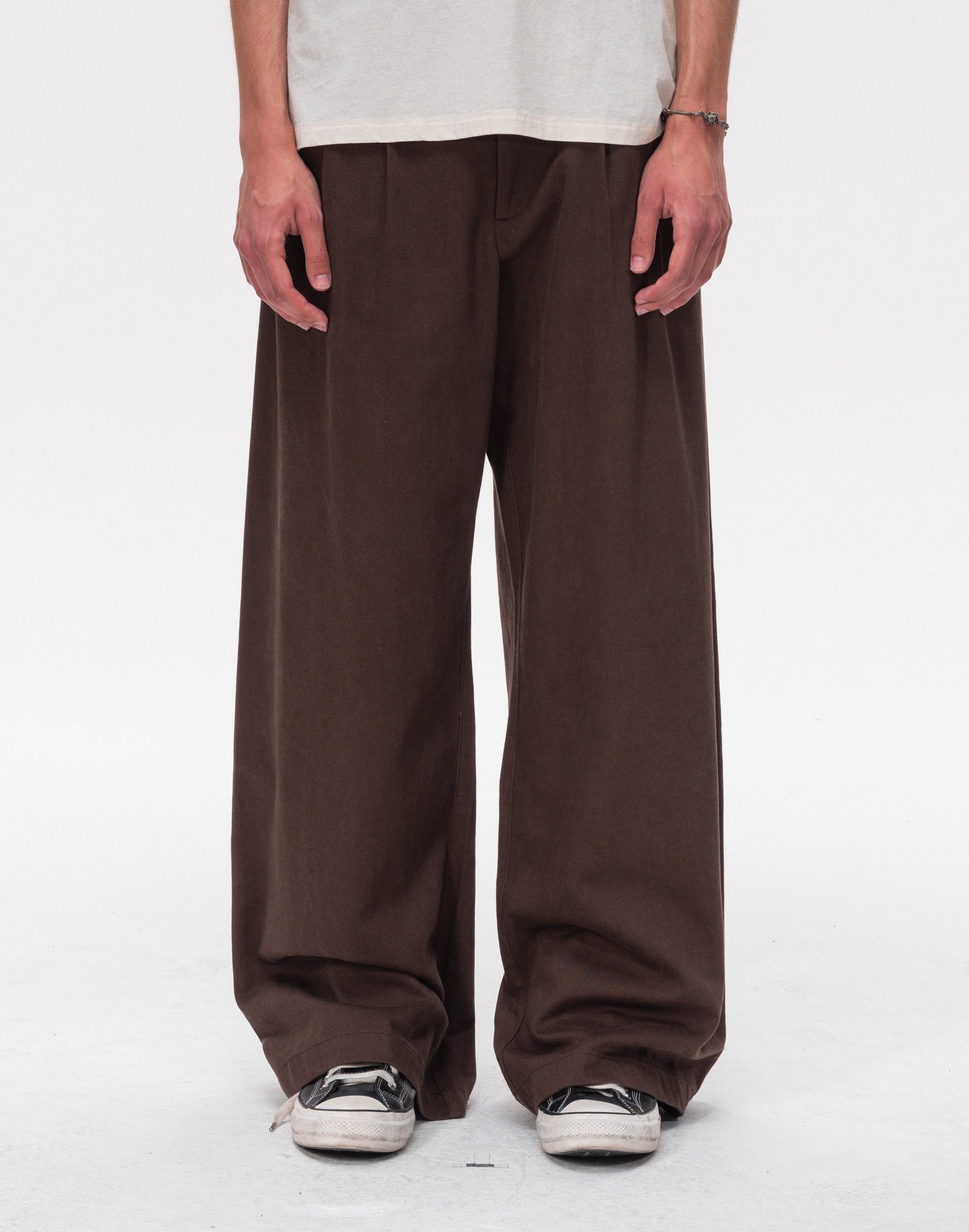 Midnight Wide-Leg Casual Pants