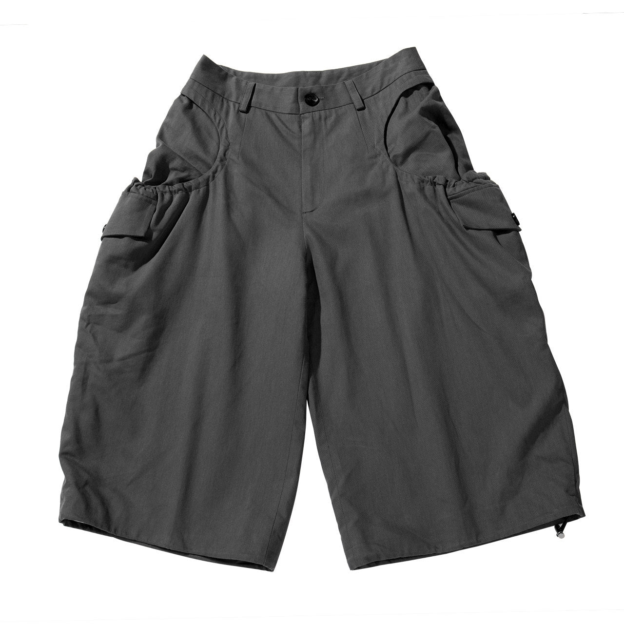 Contraction Drawstring Pocket Capri Pants