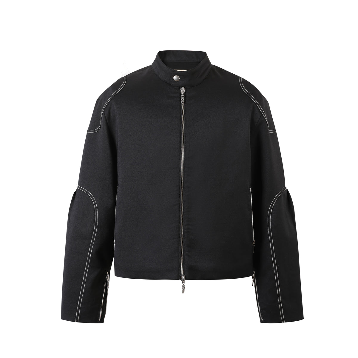 Black vintage biker jacket