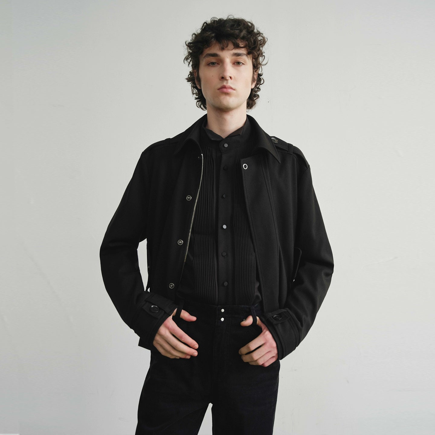 Wool Harrington Jacket