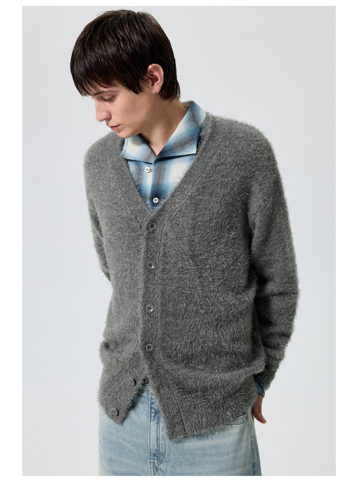 Wool Lazy Cardigan