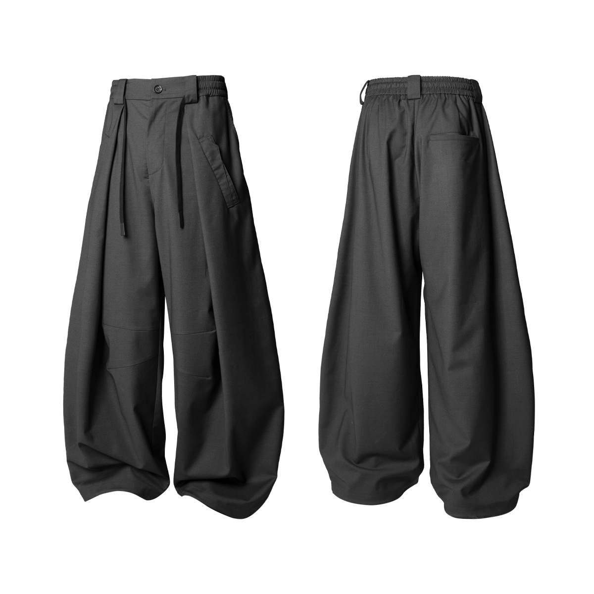 Pleated Drape Trouser