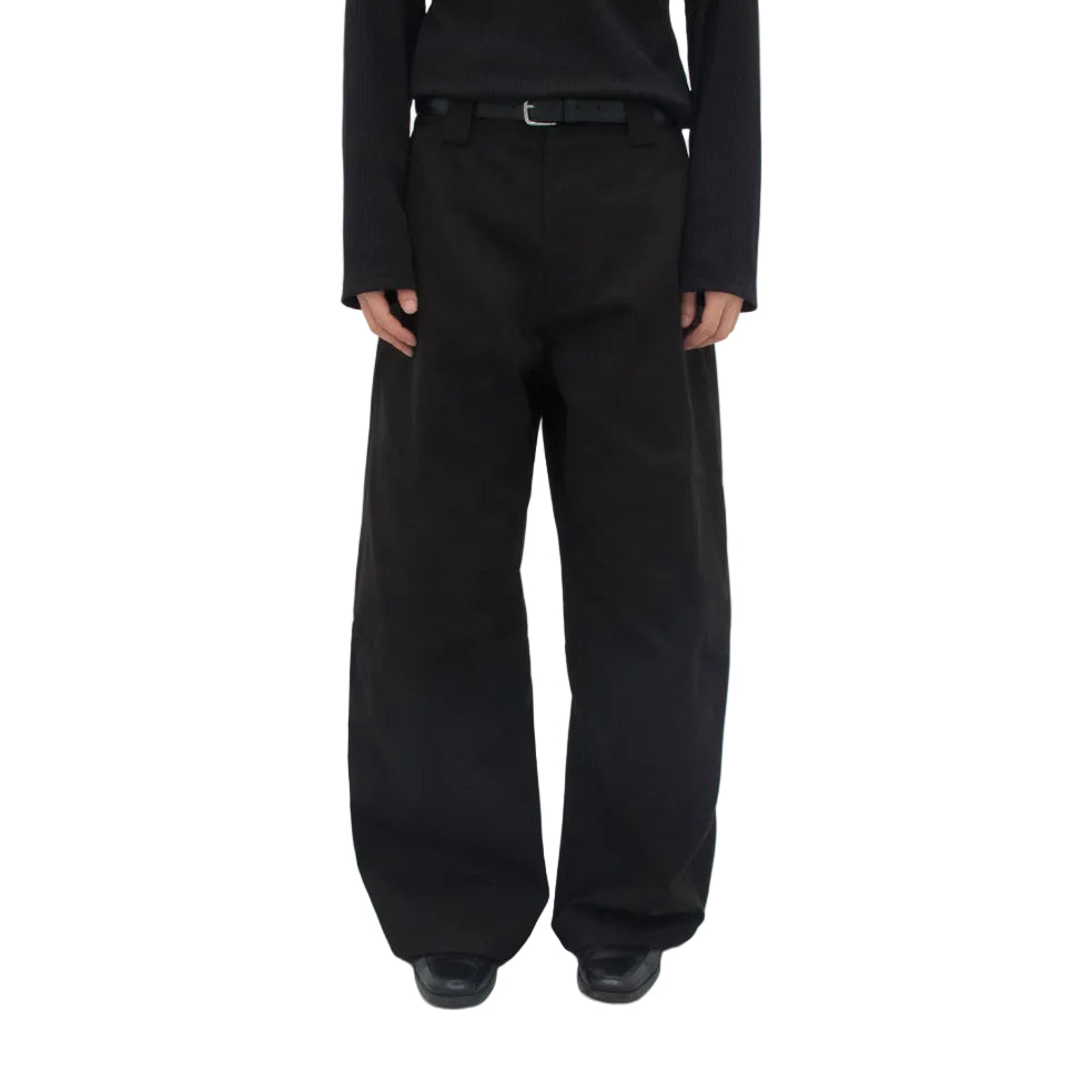 Stiff Twill Structure Basic Pants