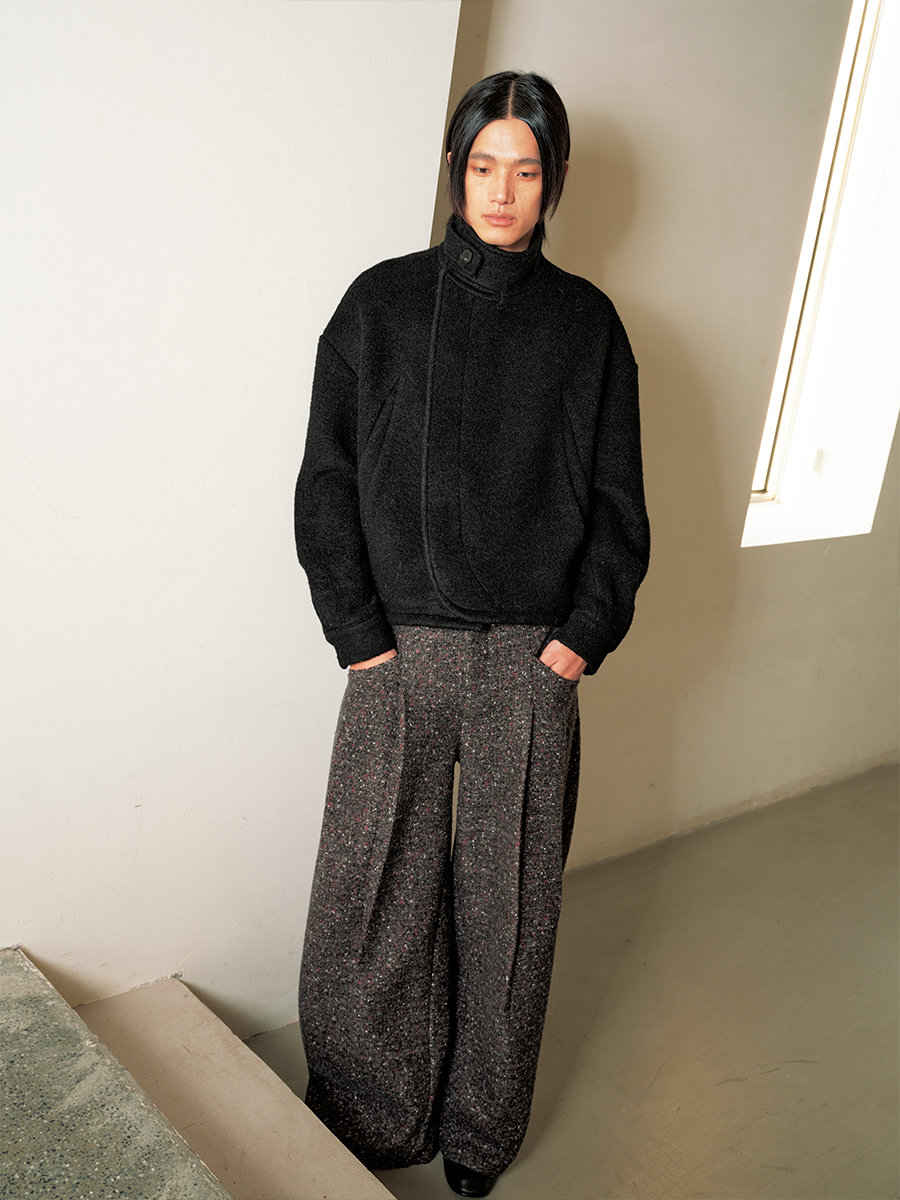 Wool Buckle Loop Jacket