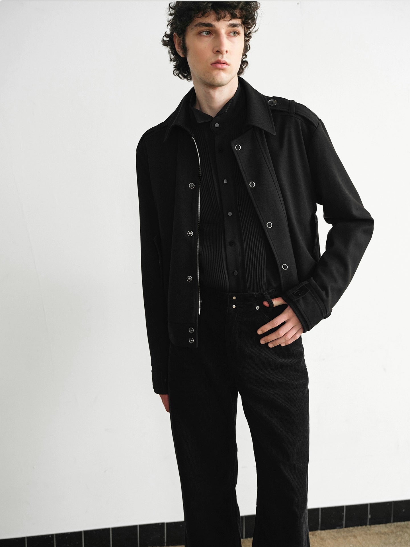 Wool Harrington Jacket