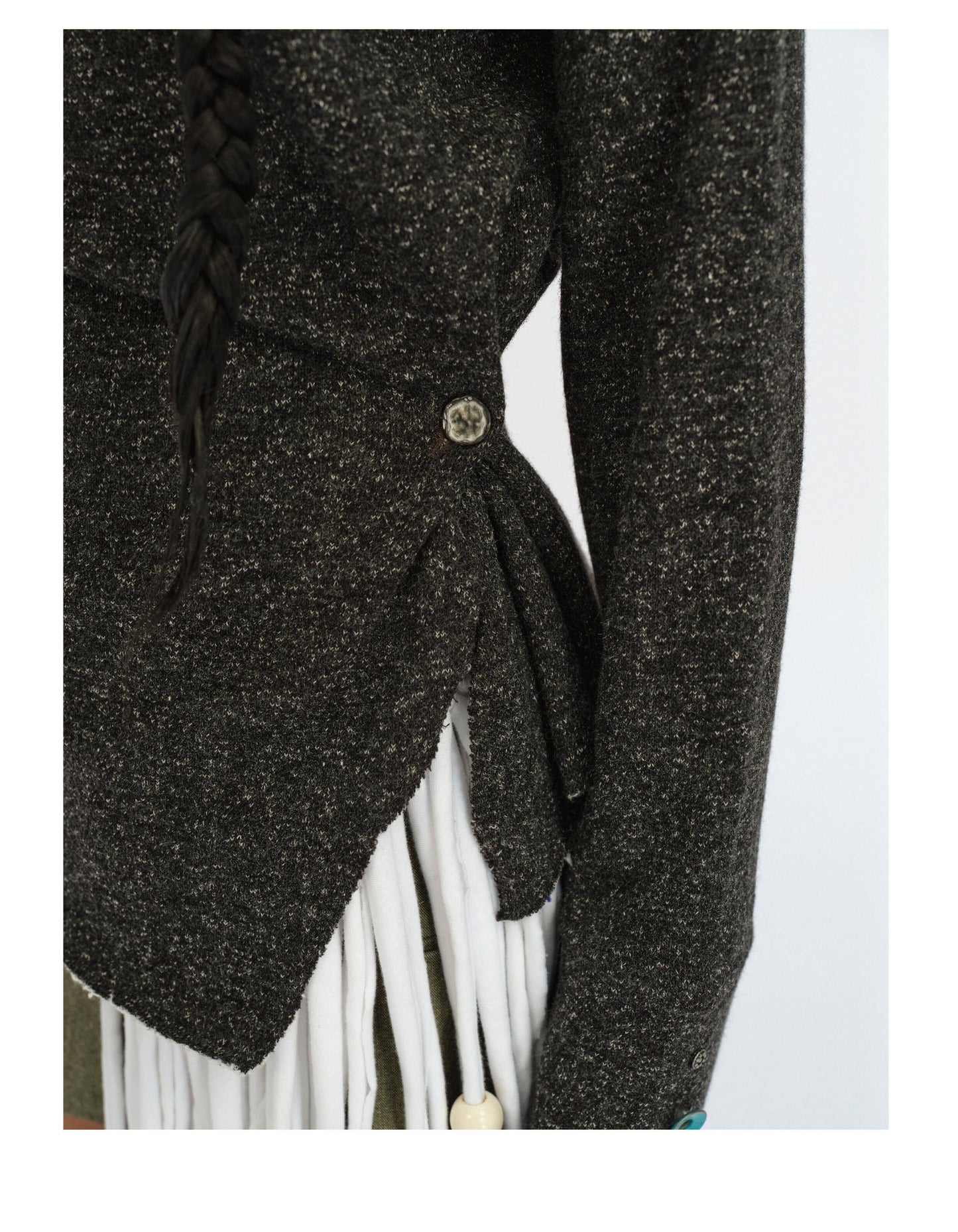 Swing Neck Hooded Wasteland Sweatshirt