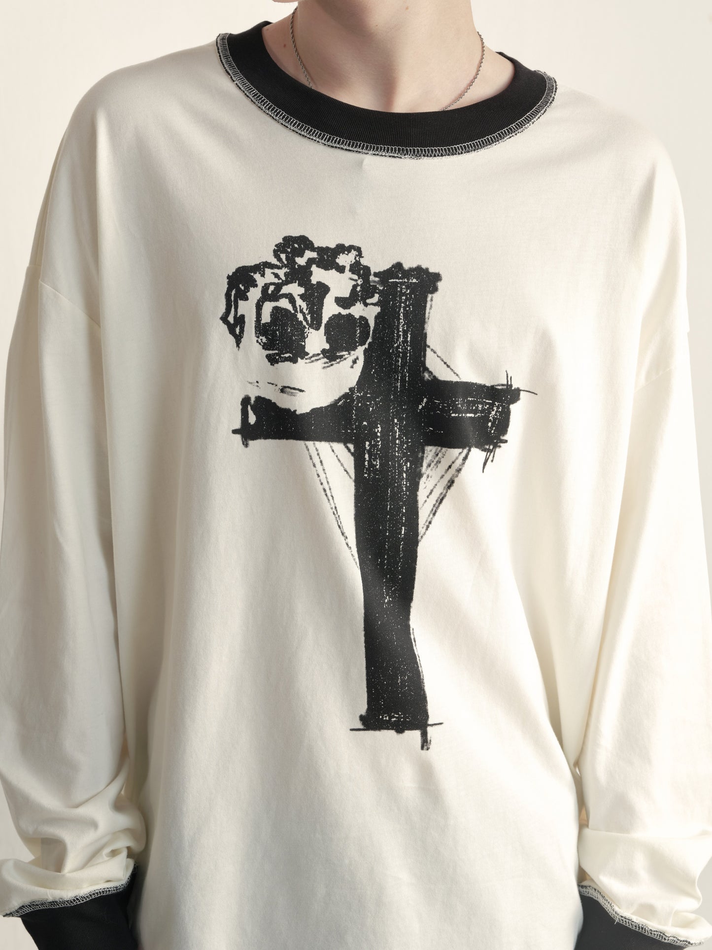 Skull Cross Long Sleeve T-shirt