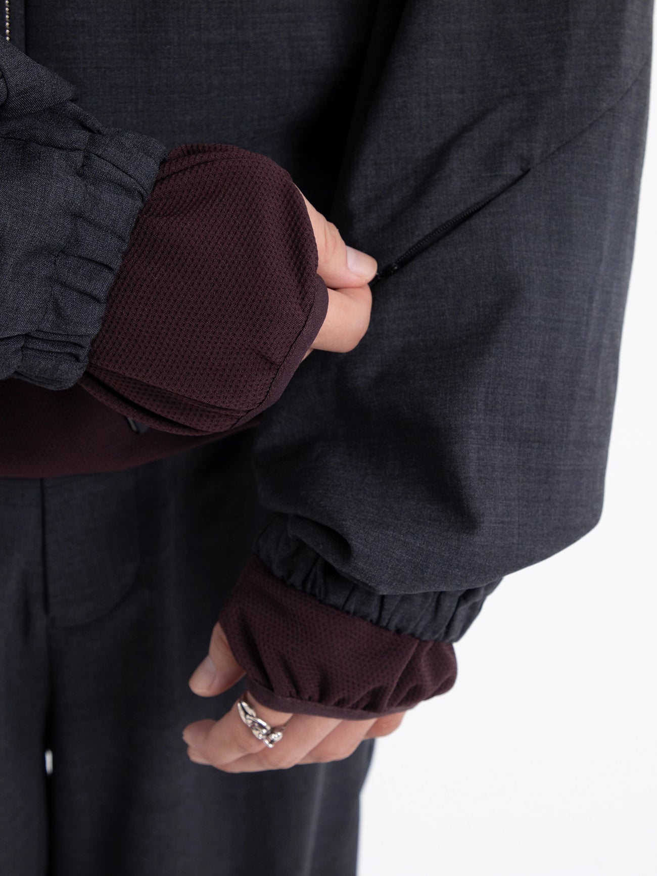 Deconstruct Wool-blend Jacket