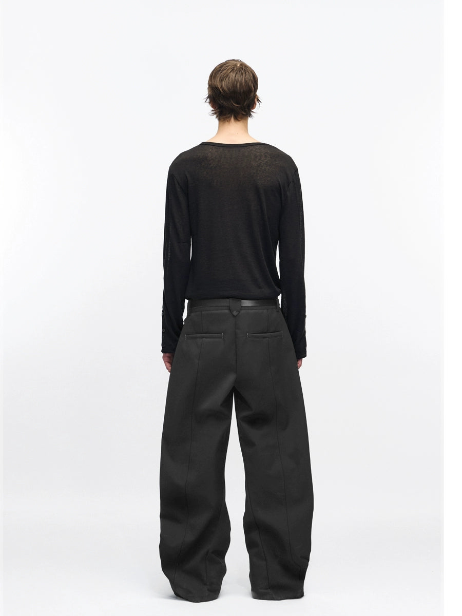 "Shale" three pattern double base layer long T-shirts