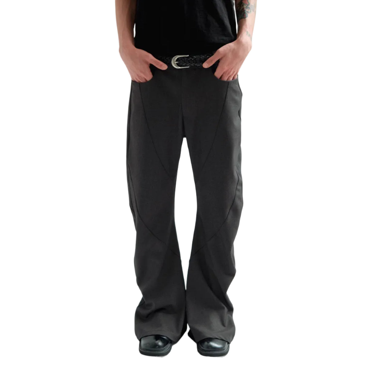 curved 3D structure knife trouser
