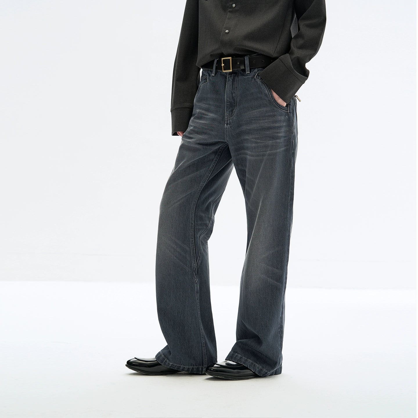 Cloud Wash Wave Pocket Jeans